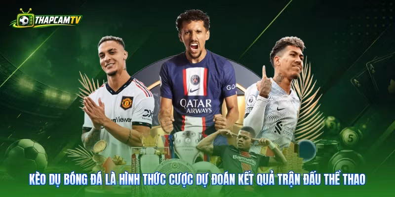 Kèo dụ bóng đá là hình thức cược dự đoán kết quả trận đấu thể thao