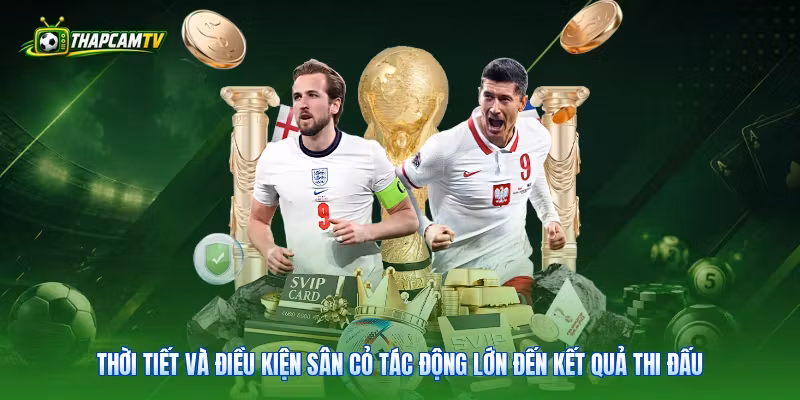 Thời tiết và điều kiện sân cỏ tác động lớn đến kết quả thi đấu